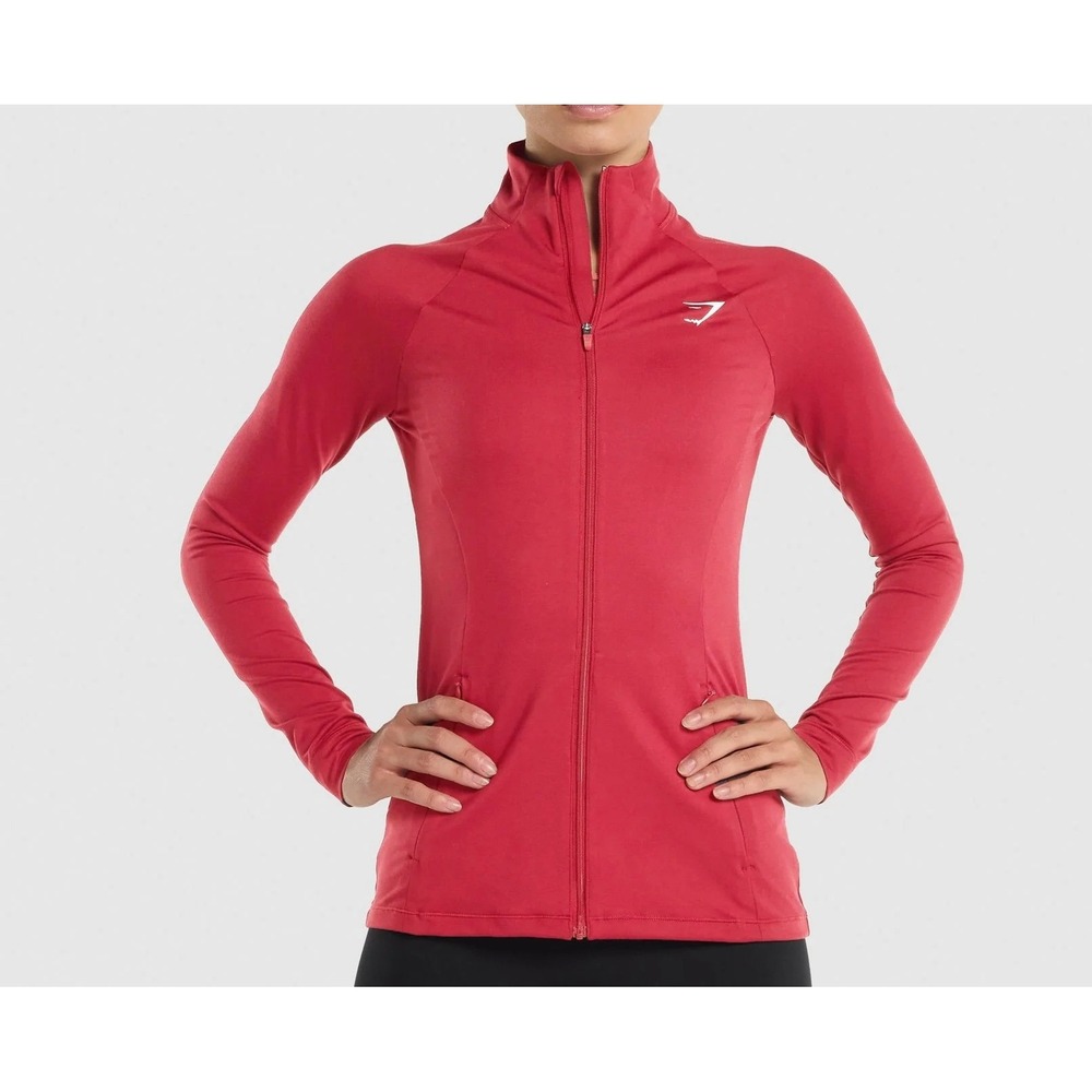 Gymshark Training Zip Up Burgundy XL Running Gym Training SKU: B1A1N-RBBDr